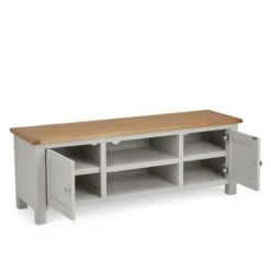 Dunelm Bromley Grey Wide TV Stand -Furniture Store 30645265 alt04