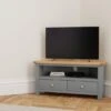 Dunelm Bromley Slate Corner TV Stand -Furniture Store 30656588