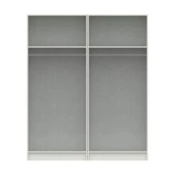 One Call Furniture Ethan 4 Door Wardrobe, Mirrored 9 One Call Furniture Ethan 4 Door Wardrobe, Mirrored -Furniture Store 30662346 alt03
