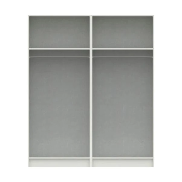 One Call Furniture Ethan 4 Door Wardrobe, Mirrored 6 One Call Furniture Ethan 4 Door Wardrobe, Mirrored - Image 4