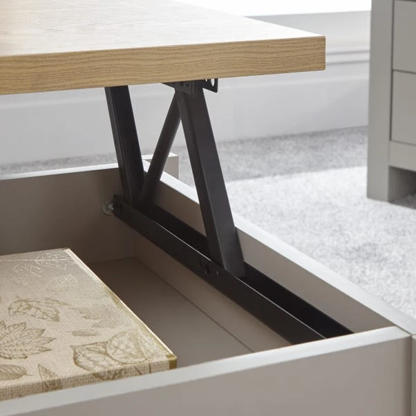 GFW Lancaster Lift Up Coffee Table 4 GFW Lancaster Lift Up Coffee Table - Image 2