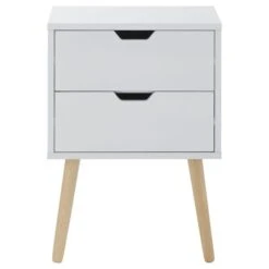 GFW Nyborg 2 Drawer Bedside Table