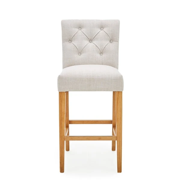 Dunelm Newbury Bar Stool Natural Linen 3 Dunelm Newbury Bar Stool Natural Linen