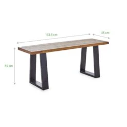 Dunelm Jackson Dining Bench -Furniture Store 30666559 alt04