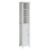 Lloyd Pascal Marble Effect Tall Cabinet -Furniture Store 30674712