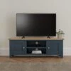Dunelm Bromley Blue Wide TV Stand -Furniture Store 30685238