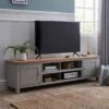 Dunelm Bromley Grey Extra Wide TV Stand -Furniture Store 30685245