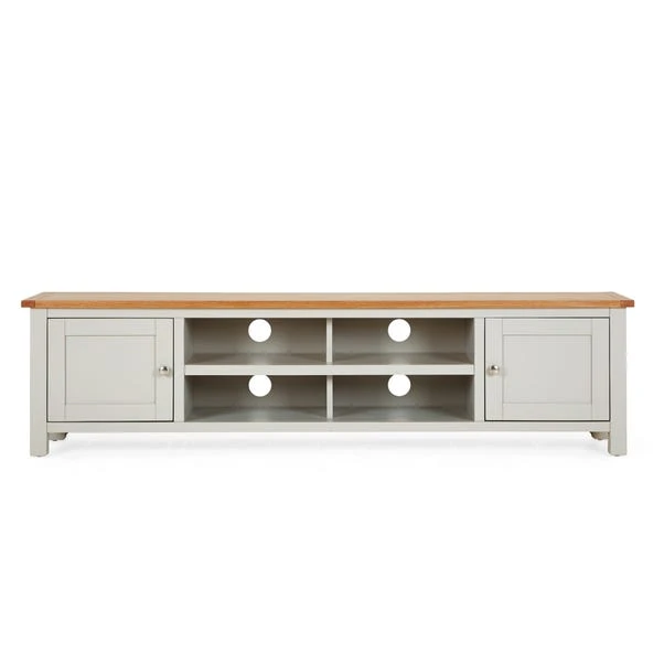 Dunelm Bromley Grey Extra Wide TV Stand 4 Dunelm Bromley Grey Extra Wide TV Stand - Image 2