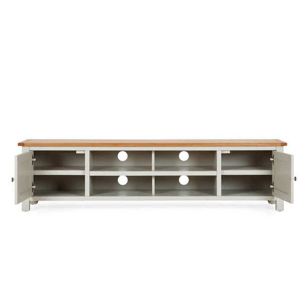 Dunelm Bromley Grey Extra Wide TV Stand 5 Dunelm Bromley Grey Extra Wide TV Stand - Image 3