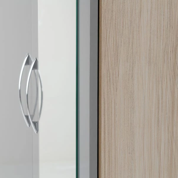 Seconique Nevada Double 1 Drawer Wardrobe 6 Seconique Nevada Double 1 Drawer Wardrobe - Image 4