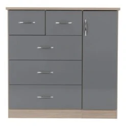 Seconique Nevada Small Single 5 Drawer Wardrobe -Furniture Store 30694090 alt02