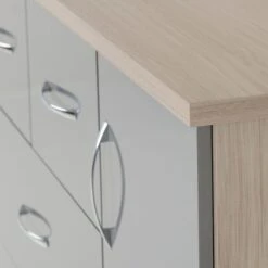 Seconique Nevada Small Single 5 Drawer Wardrobe -Furniture Store 30694090 alt04