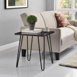 Dunelm Owen Retro Hairpin Side Table