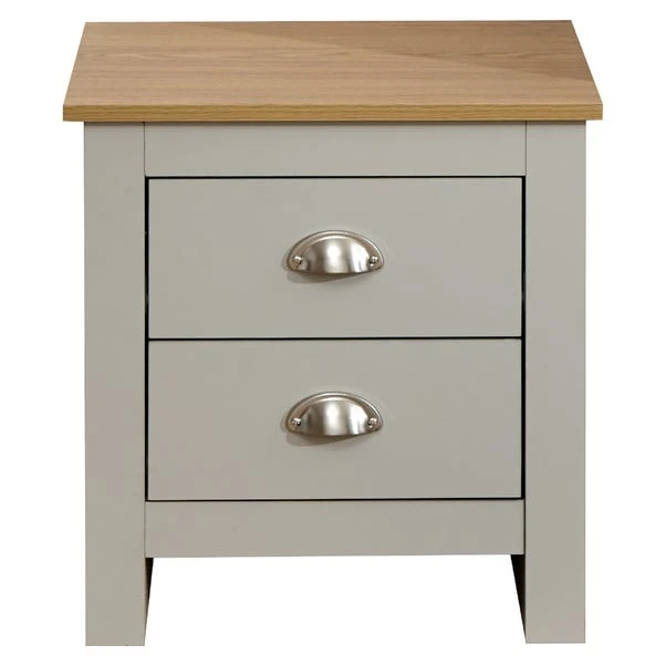 GFW Lancaster 2 Drawer Bedside Table 8 GFW Lancaster 2 Drawer Bedside Table - Image 6