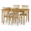Julian Bowen Ibsen Dining Table With 4 Chairs -Furniture Store 30705766