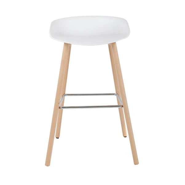 Dunelm Erik White Bar Stool 5 Dunelm Erik White Bar Stool - Image 3