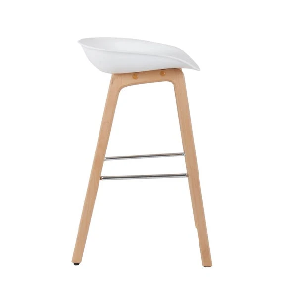 Dunelm Erik White Bar Stool 6 Dunelm Erik White Bar Stool - Image 4