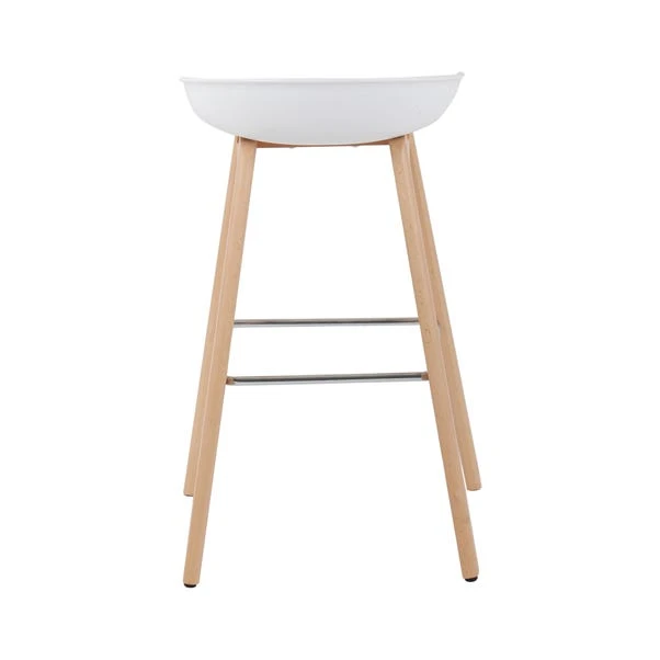 Dunelm Erik White Bar Stool 7 Dunelm Erik White Bar Stool - Image 5