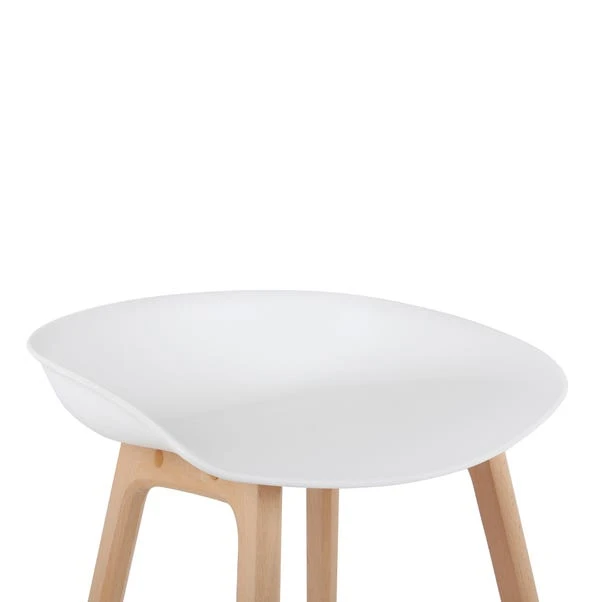 Dunelm Erik White Bar Stool 8 Dunelm Erik White Bar Stool - Image 6