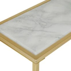 Dunelm Sullivan Gold Effect Slim Console Radiator Cover -Furniture Store 30712354 alt04