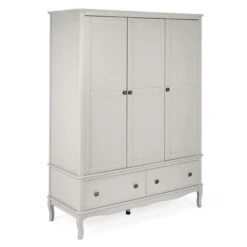 Dunelm Clara Triple Wardrobe, Grey -Furniture Store 30712489 alt02