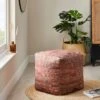 Dunelm Global Ara Pouffe -Furniture Store 30712876