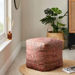 Dunelm Global Ara Pouffe