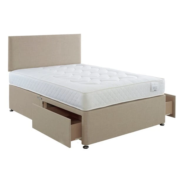 Dunelm Comfort Divan Bed With Mattress 3 Dunelm Comfort Divan Bed With Mattress