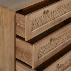 Dunelm Indi 3 Drawer Chest, Mango Wood -Furniture Store 30727645 alt04