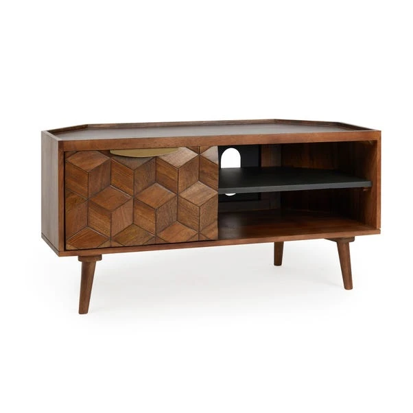 Dunelm Hex Corner TV Stand 4 Dunelm Hex Corner TV Stand - Image 2