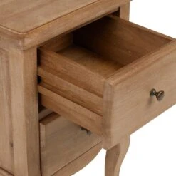 Dunelm Giselle 2 Drawer Bedside Table, Mango Wood -Furniture Store 30727655 alt04