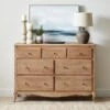 Dunelm Giselle 7 Drawer Chest, Mango Wood -Furniture Store 30727657