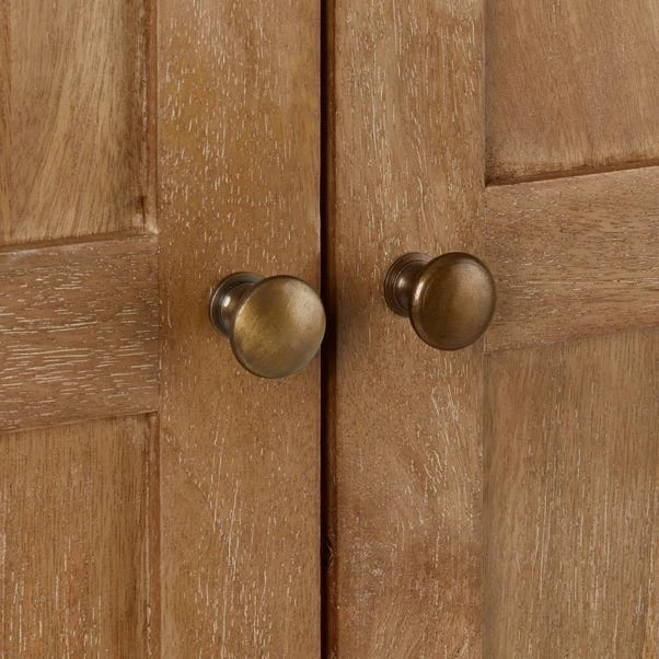 Dunelm Giselle Double Wardrobe, Mango Wood 8 Dunelm Giselle Double Wardrobe, Mango Wood - Image 6