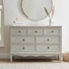 Dunelm Clara 7 Drawer Chest, Grey & Pine