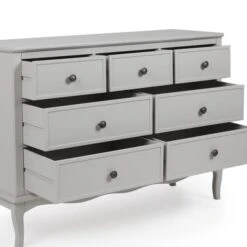 Dunelm Clara 7 Drawer Chest, Grey & Pine -Furniture Store 30728479 alt03