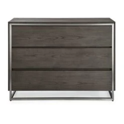 Dunelm Logan 3 Drawer Chest, Grey -Furniture Store 30737349 alt02