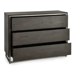 Dunelm Logan 3 Drawer Chest, Grey -Furniture Store 30737349 alt04