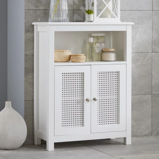 Dunelm Palermo White Console Unit 3 Dunelm Palermo White Console Unit