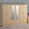 Seconique Nevada 6 Door 2 Drawer Wardrobe -Furniture Store 30739405
