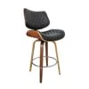 Dunelm Remy Faux Leather Bar Stool 1 Dunelm Remy Faux Leather Bar Stool -Furniture Store 30746363