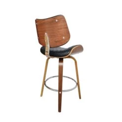 Dunelm Remy Faux Leather Bar Stool -Furniture Store 30746363 alt04