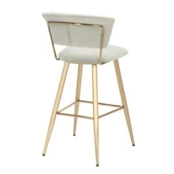 Dunelm Kendall Velvet Bar Stool -Furniture Store 30746398 alt04