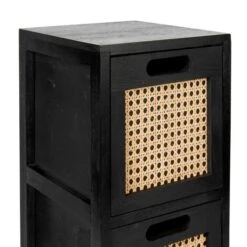 Dunelm French Cane Black 2 Drawer Unit 11 Dunelm French Cane Black 2 Drawer Unit -Furniture Store 30747344 alt04