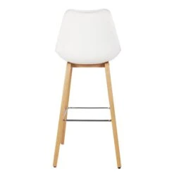 Dunelm Erik Bar Stool With White Back -Furniture Store 30747699 alt05