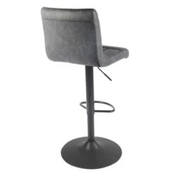 Dunelm Felix Faux Leather Bar Stool -Furniture Store 30748292 alt04
