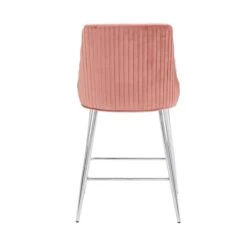 Dunelm Peyton Velvet Bar Stool -Furniture Store 30748311 alt05