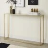 Dunelm Sullivan Gold Marble Effect Wide Slim Console 2 Dunelm Sullivan Gold Marble Effect Wide Slim Console -Furniture Store 30753021