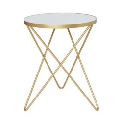 Dunelm Zoey Mirror Top Side Table -Furniture Store 30756924 alt02