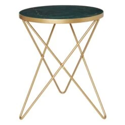 Dunelm Zoey Green Marble Effect Side Table 9 Dunelm Zoey Green Marble Effect Side Table -Furniture Store 30762776 alt02