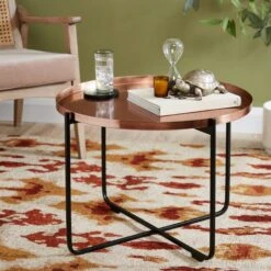 Dunelm Tiana Coffee Table Metallic Effect